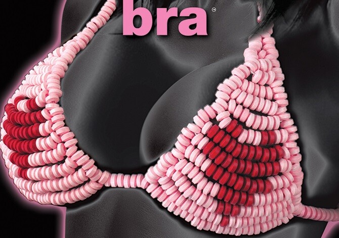Candy Lovers Bra-Candy Edible Underwear Hen Night Party Bachelorette Combination