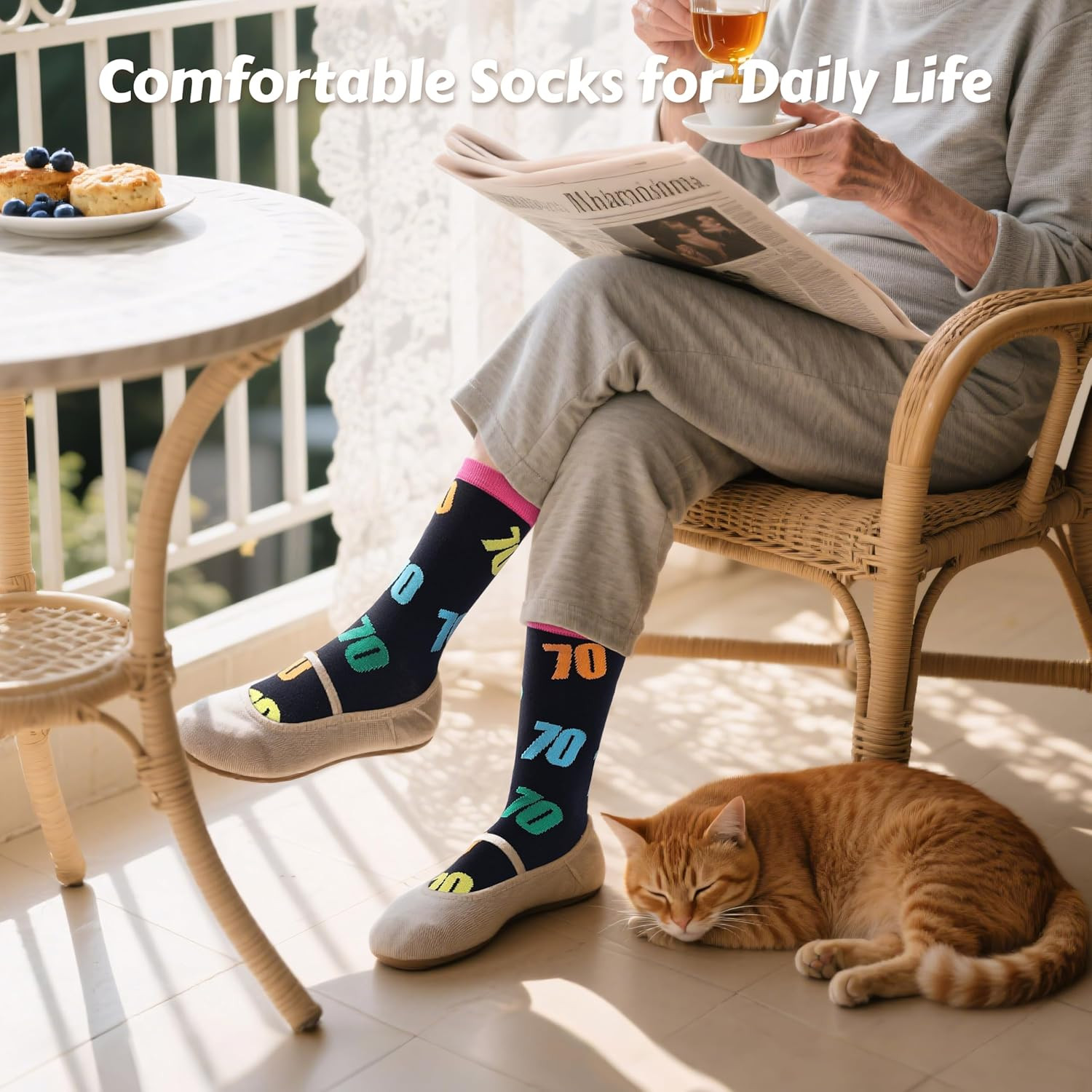 Funny Birthday Socks Gift For Women Mom Wife Sister 30Th 40Th 50Th 60Th 70Th Gif