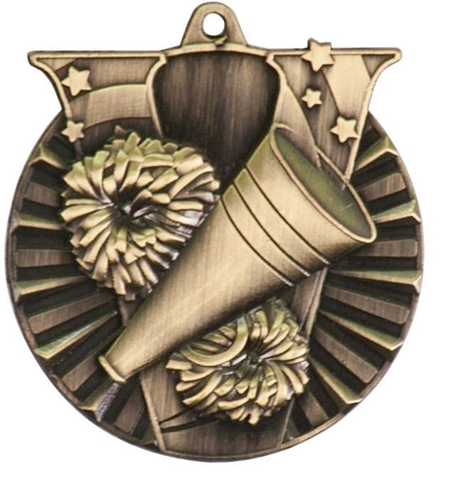 Cheerleading Medals Team Sport Award Trophy W/FREE Lanyard FREE SHIPPING VM103