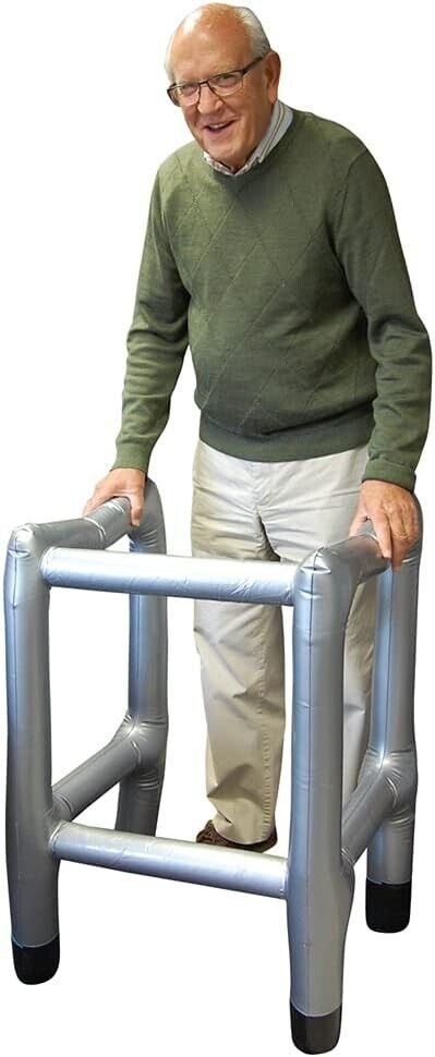 INFLATABLE WALKER – Senior Citizen Over the Hill – Funny Birthday Gag Joke Gift