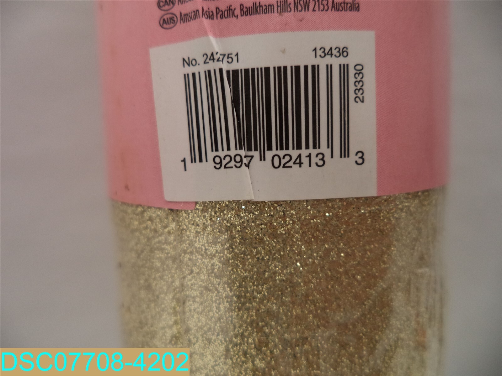 242751 Glitter Gold Sweet 16 Table Runner 19297024133