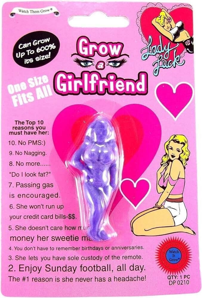 Grow A Girlfriend & Boyfriend – COMBO SET – Funny GaG Joke Novelty