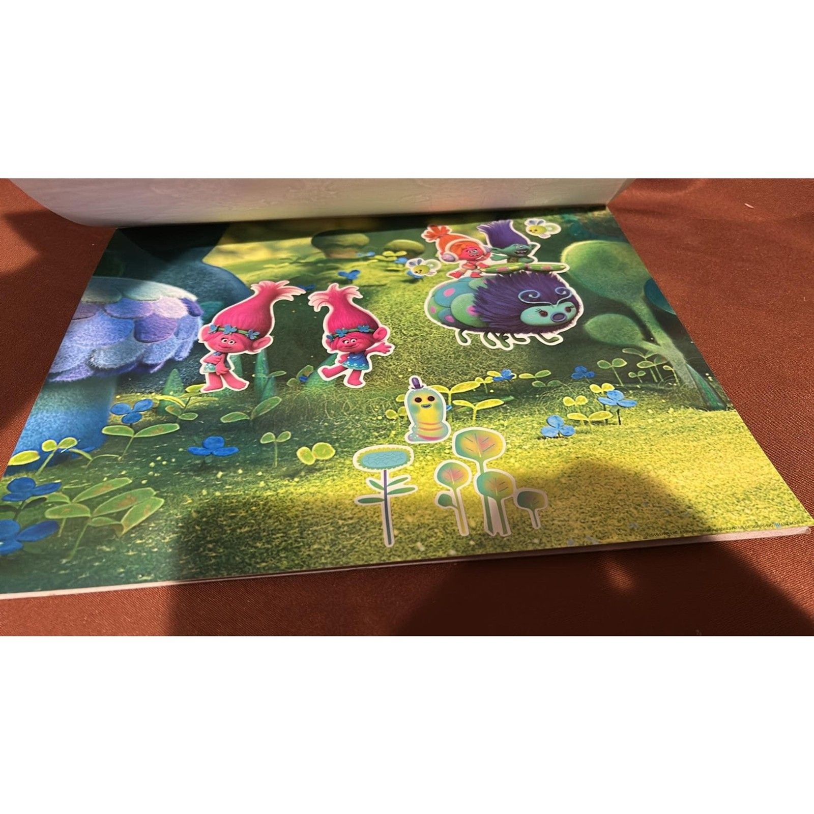Lot of 2 Jumbo Sticker Pads $ Scenes TROLLS