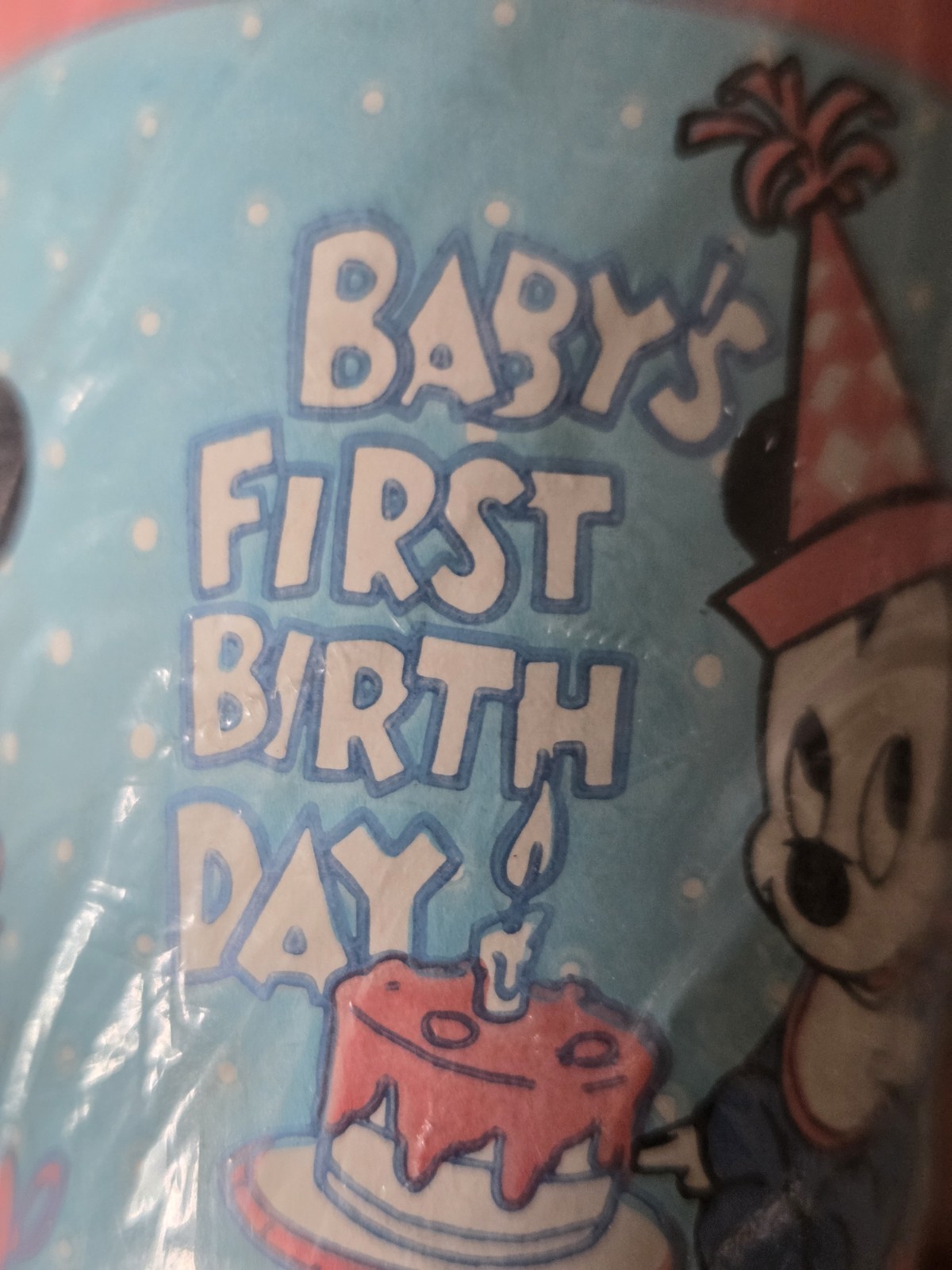 NEW DISNEY BABY 1ST BIRTHDAY MINNIE MOUSE 8- CUPS PARTY SUPPLIES HOT COLD 7 OZ