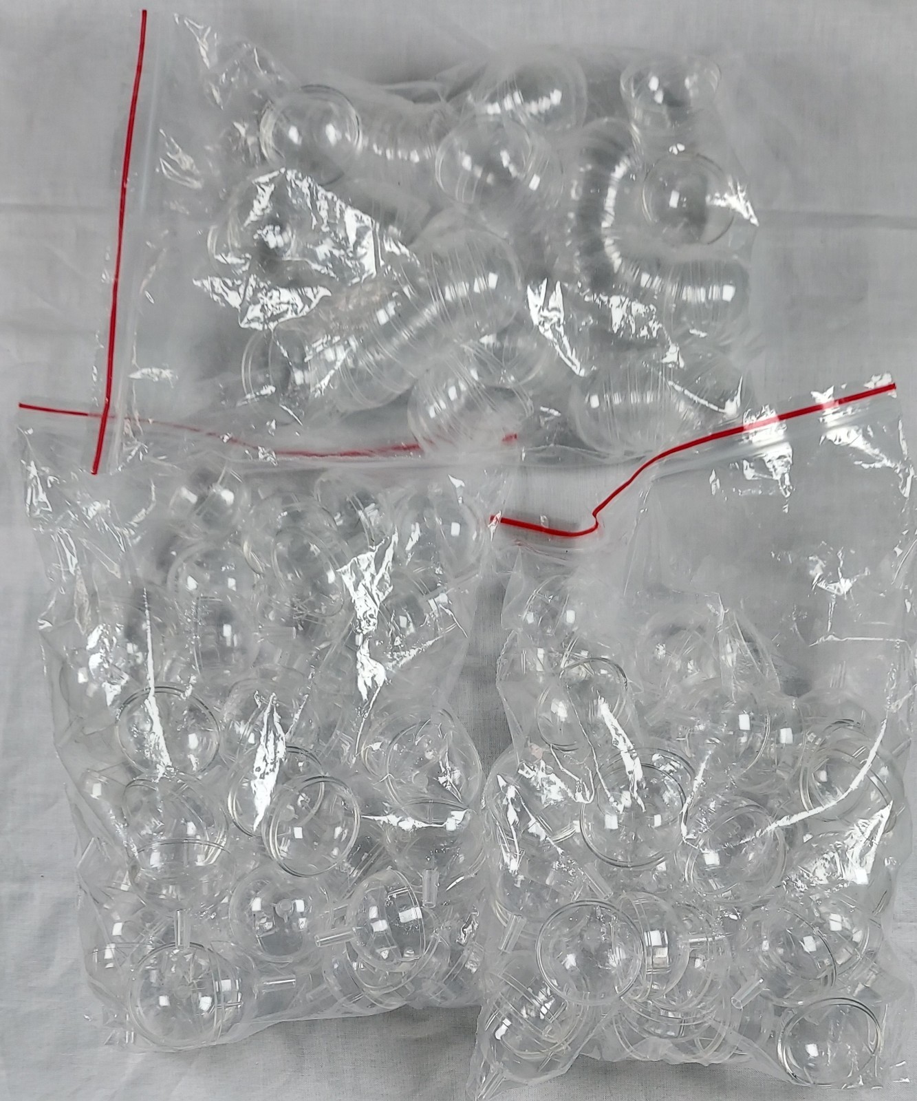 100Pcs Acrylic Candy Packaging Balls DIY Bouquet Accessories, Transparent (D1)