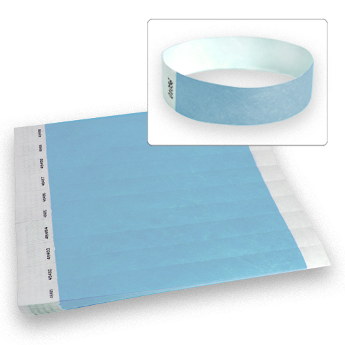 3/4″ Paper Wristbands (Choose you Colors) 100ct, 500ct or 1000ct