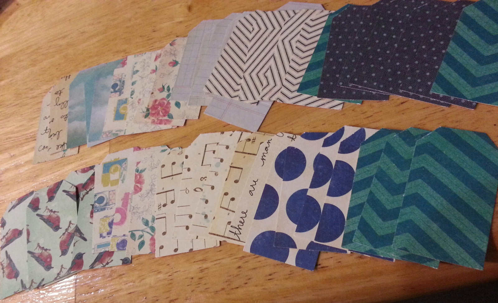Assorted Handmade Gift Tags Christmas Thank You Created Small business craft die