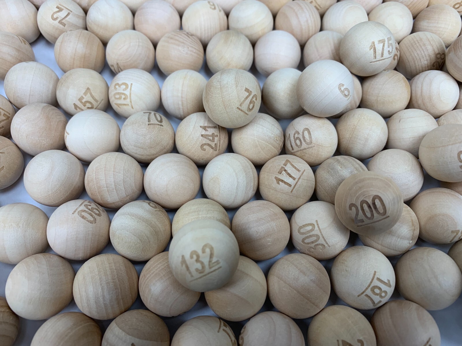 Raffle Drum Kit Including Small Drum and 7/8″ Sequentially Numbered Wood Balls