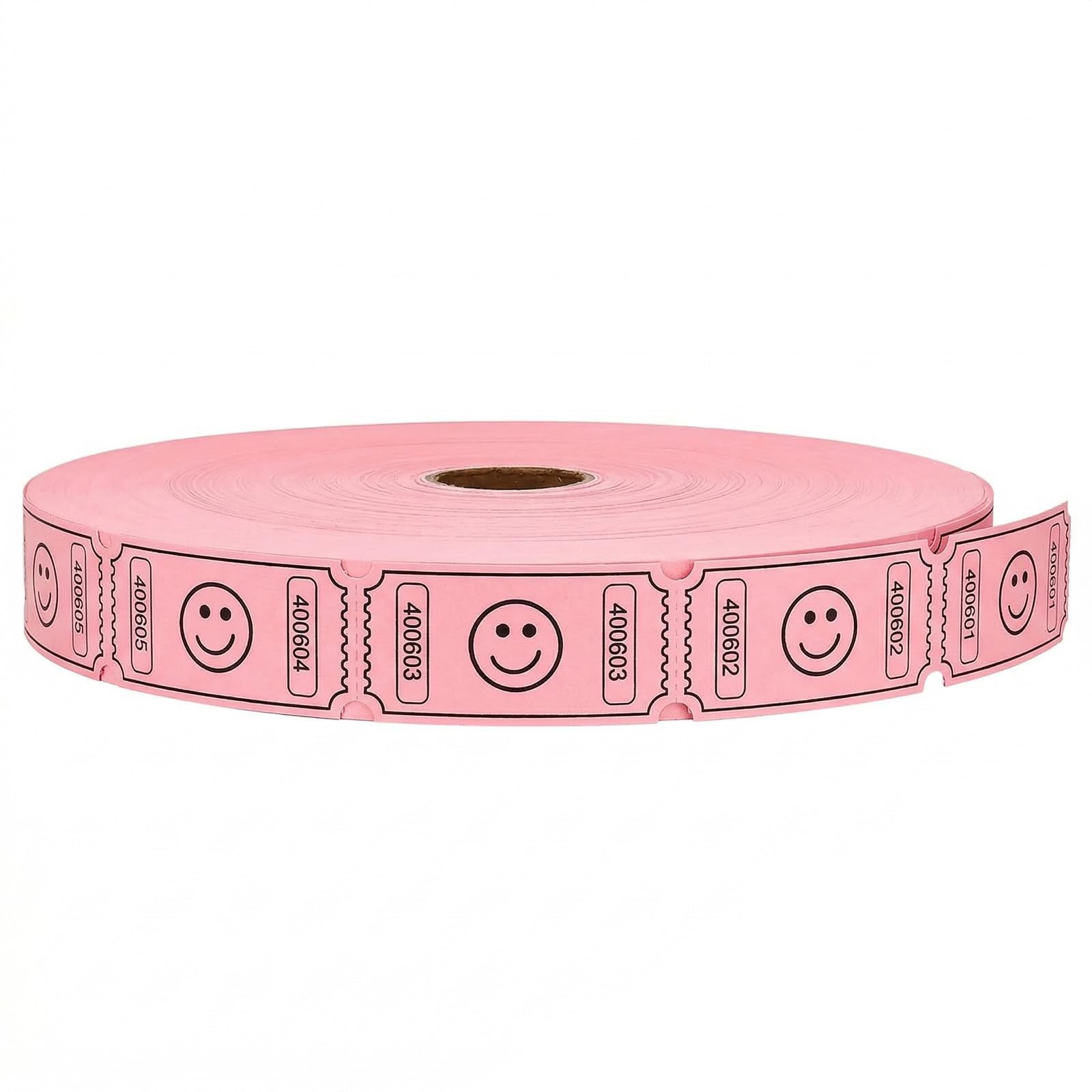 Savvylife 2200 Raffle Tickets Single Roll,Smile,Pink(8 Color Selection) | Rol…