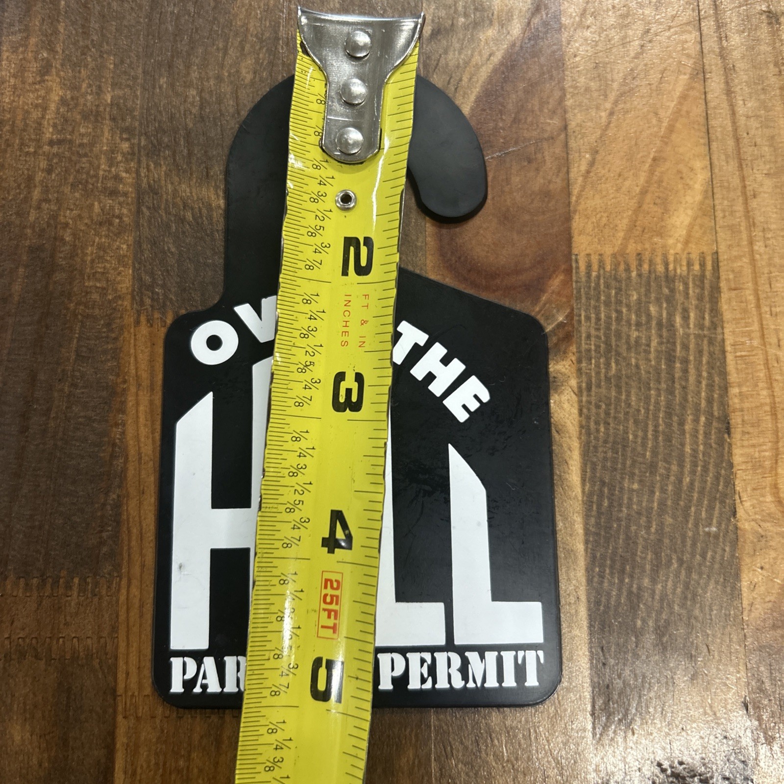 Over The Hill Car Parking Permit Privilege Retirement Gag Gift
