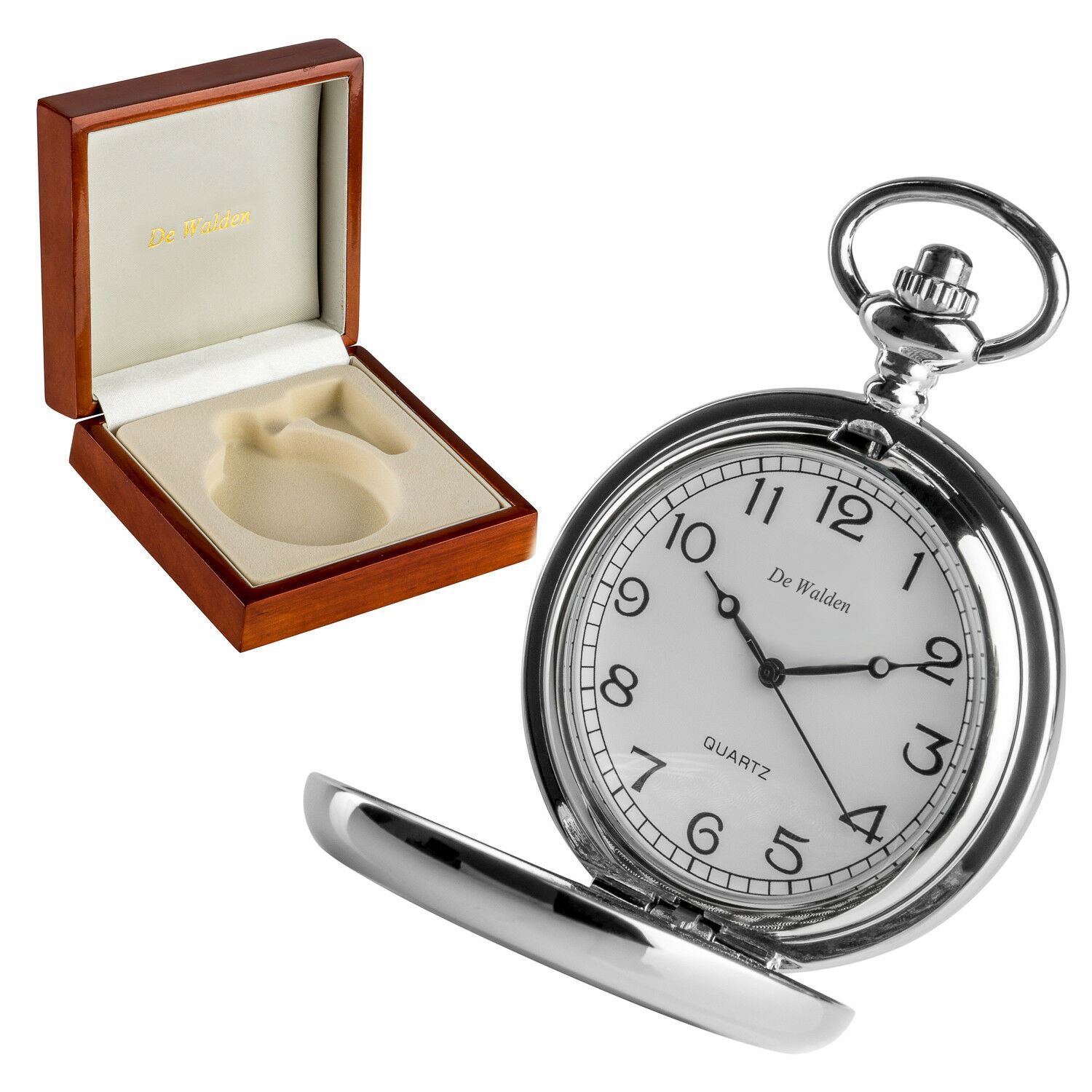 Unique Boys Christening Gift Engraved Boy’s St Christopher Pocket Watch Wood Box