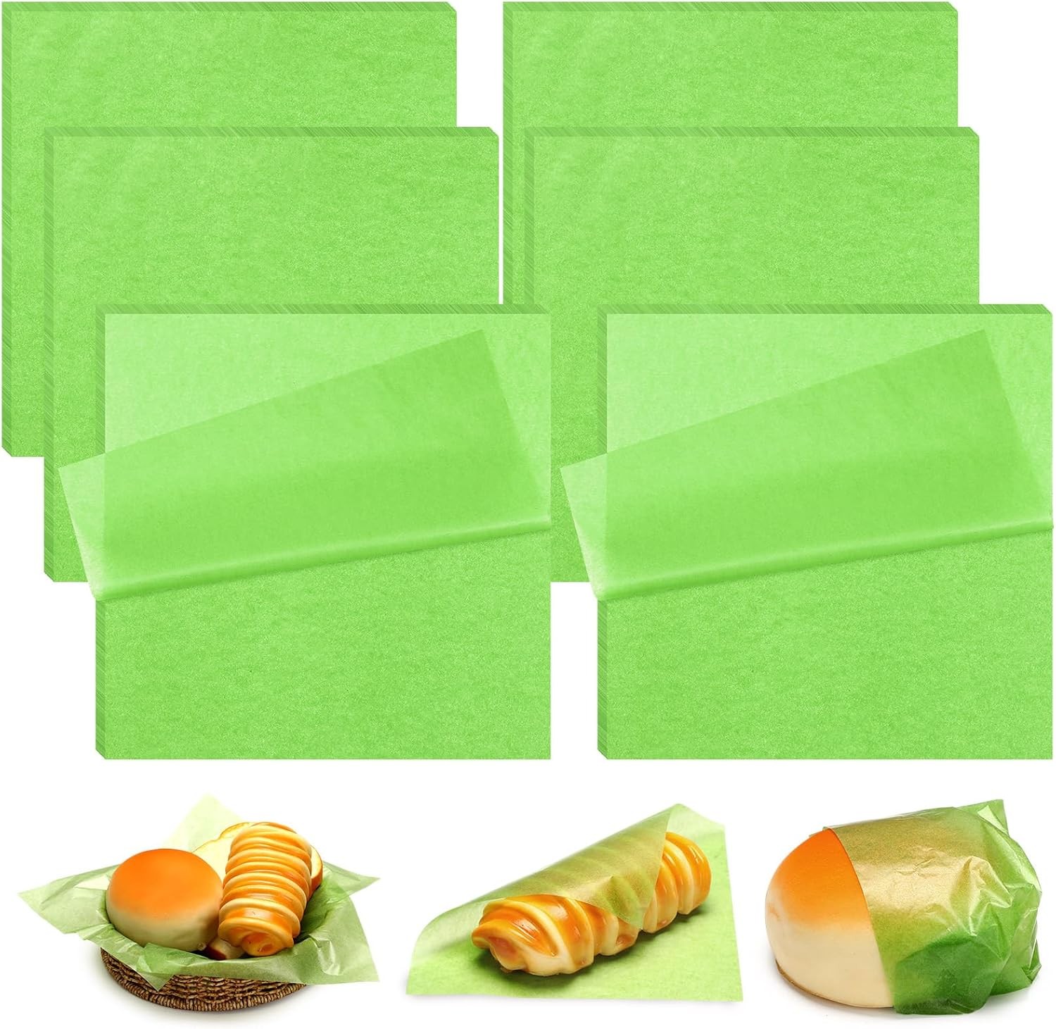 240 Sheets 12 x 12 Inch Deli Paper Sheets Sandwich Paper Dry Wax Paper Sheets