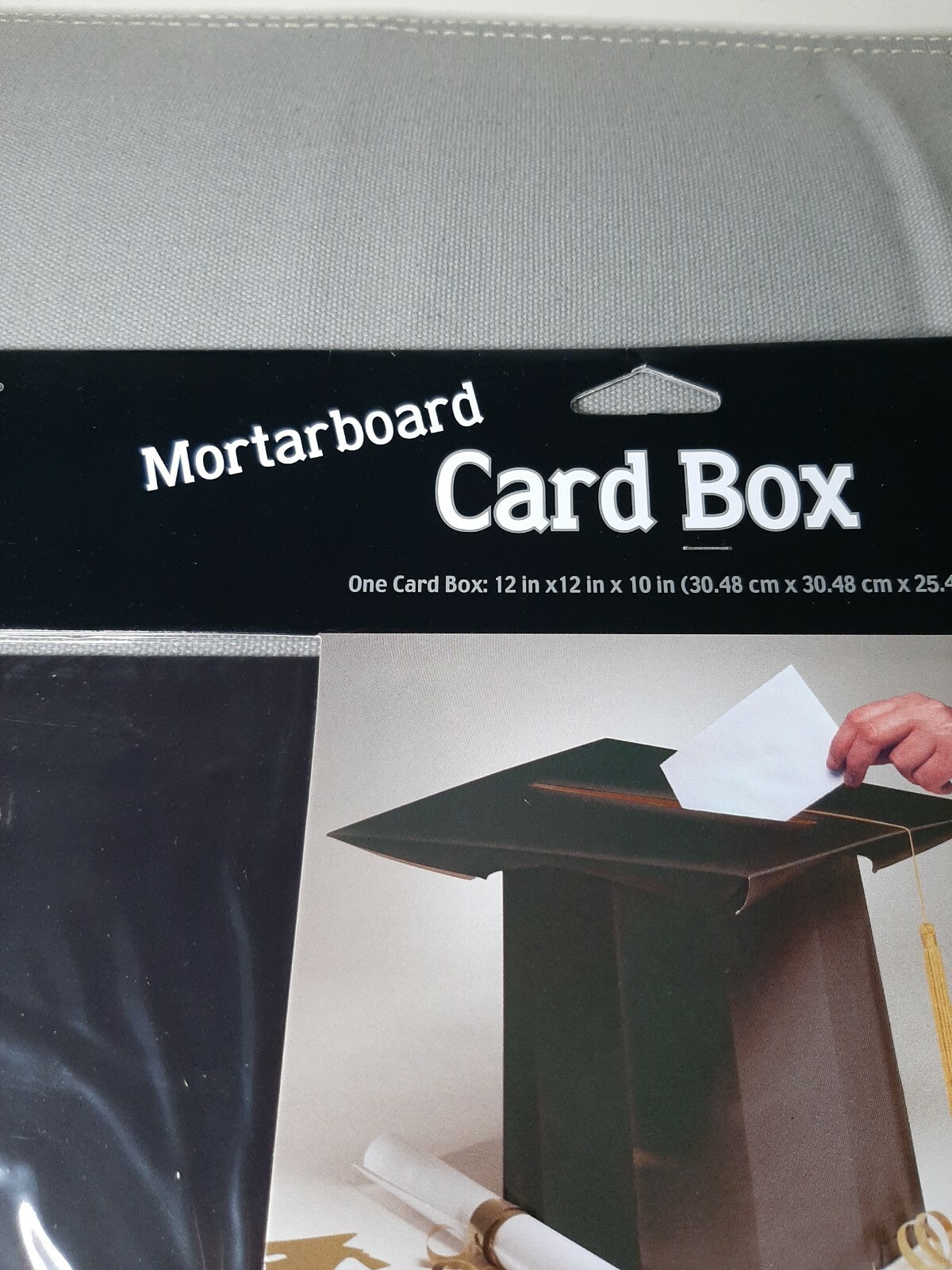 Graduation Card Box Black Hat Tassel 12″ X 12″ X 10″ Party Decoration Money