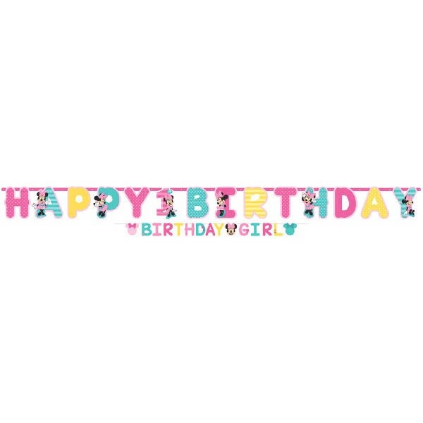 Minnie Mouse 1st Birthday Party Jumbo Letter Banner Kit Over 10ft Long