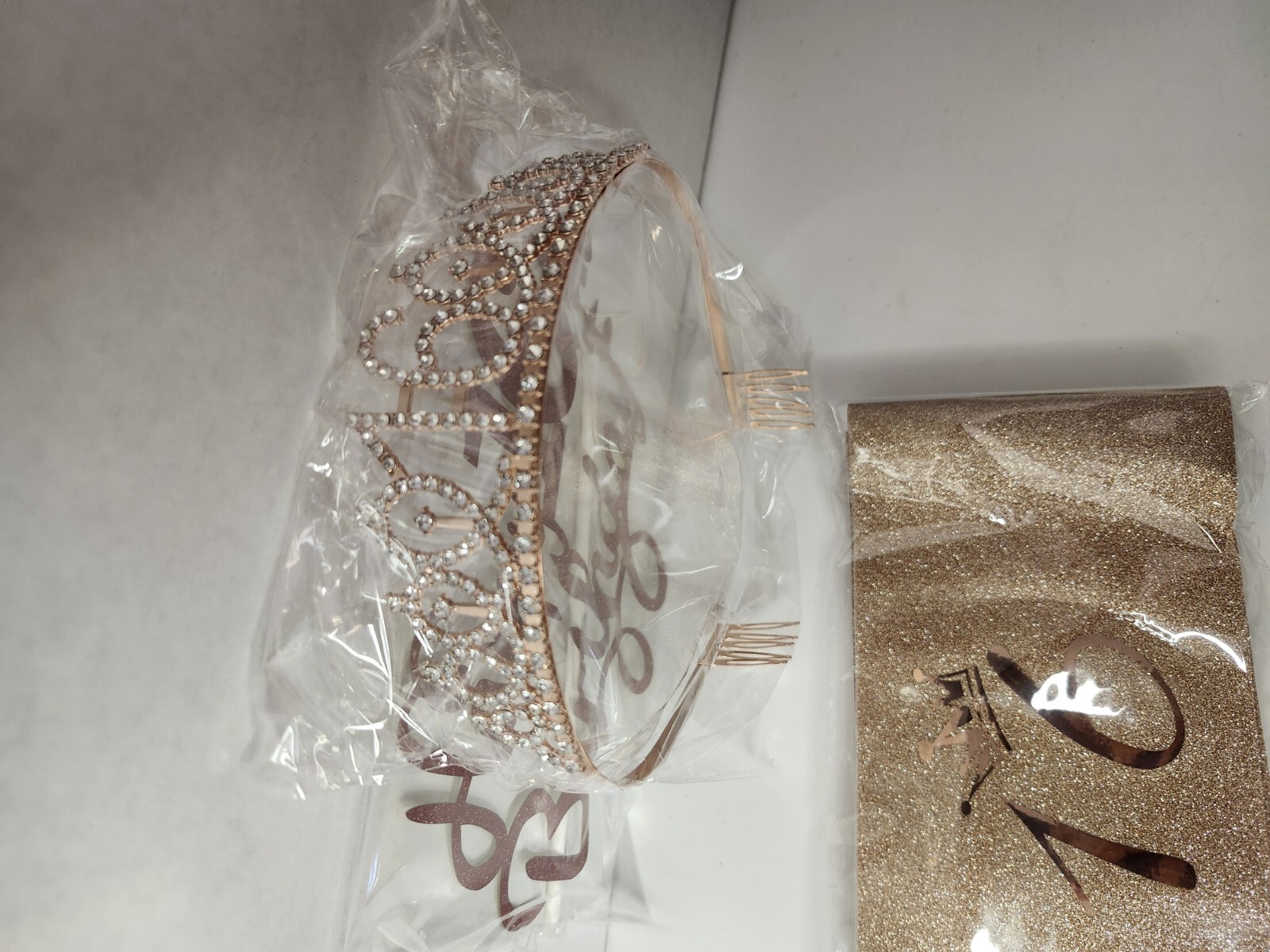 Sweet 16 Tiara Sash And Cake Topper