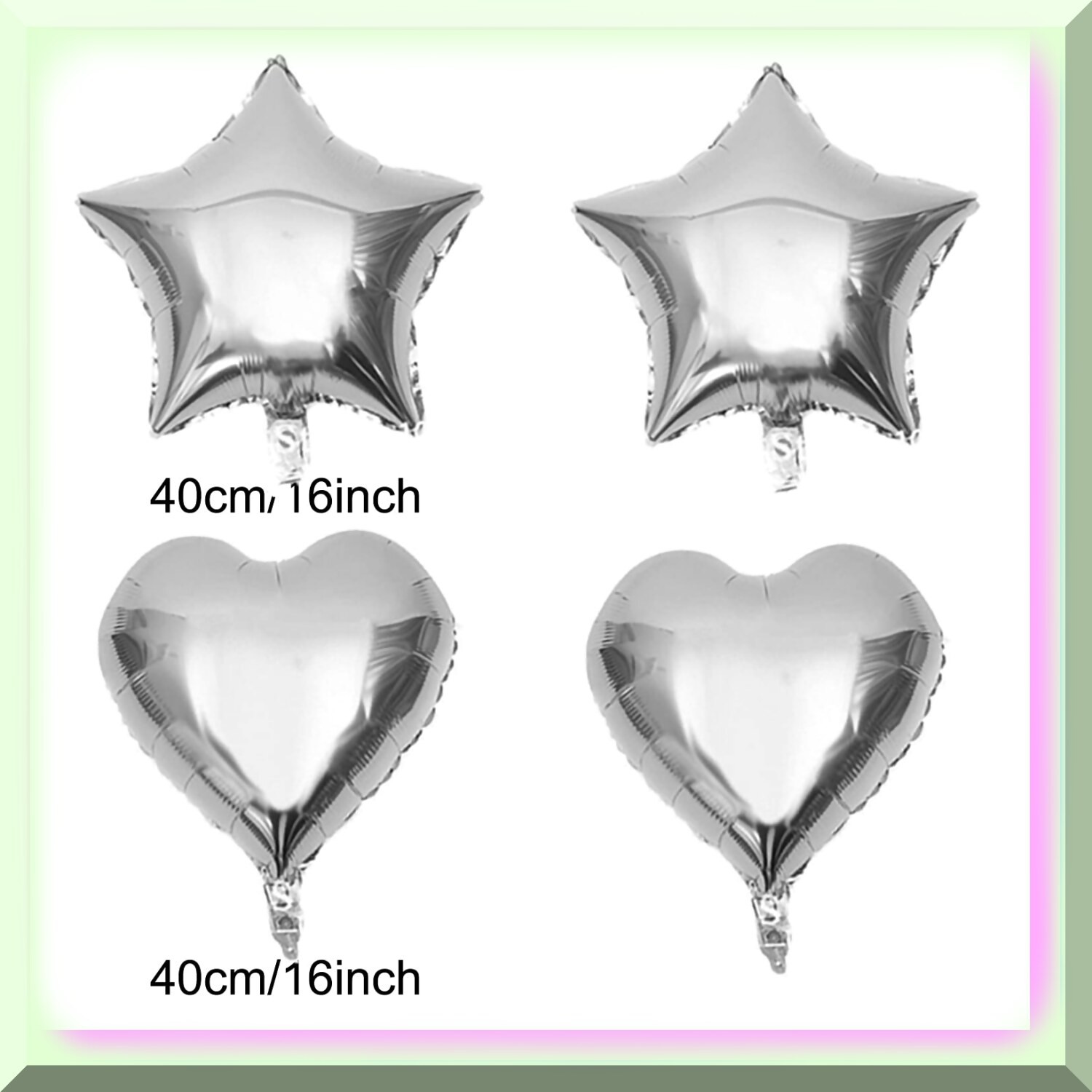 Silver Birthday Party Decorations Kit