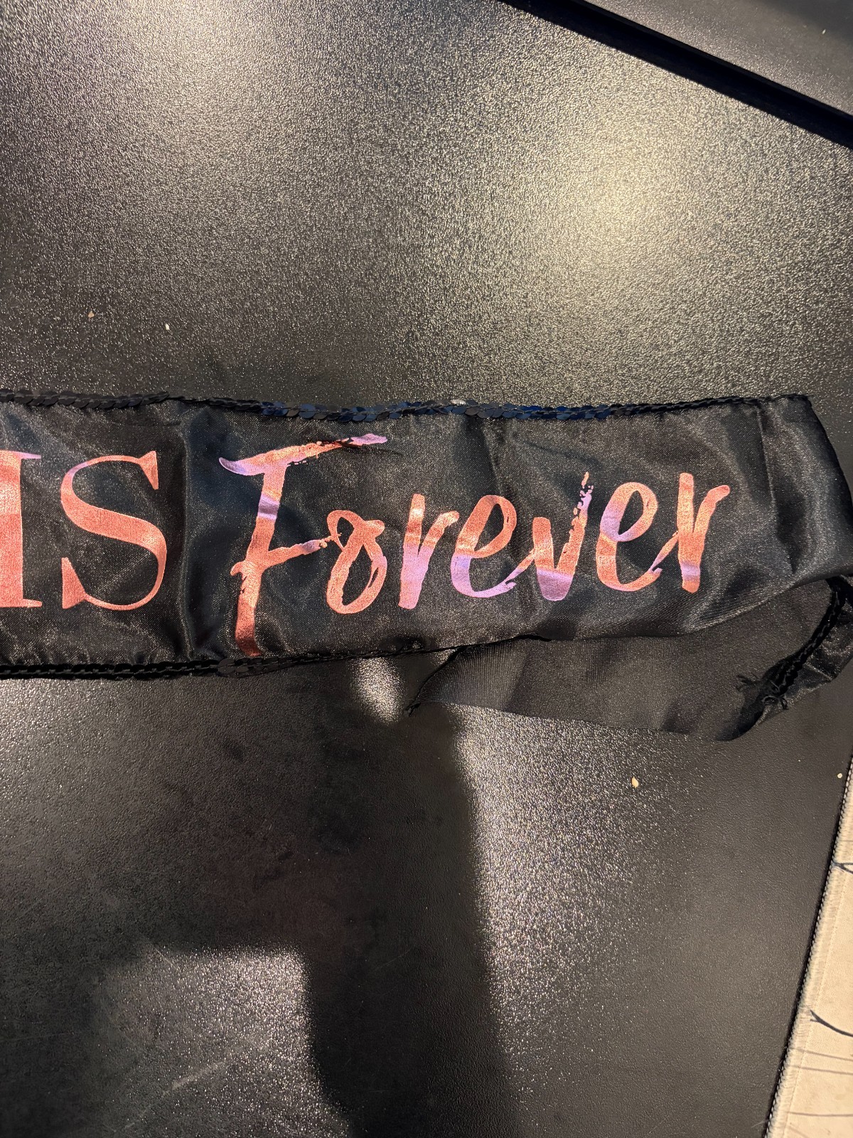 Same Penis Forever Sash Black and Pink Bachelorette Party