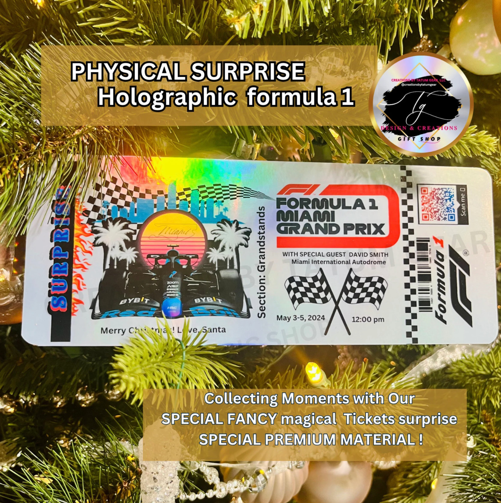 A FANCY Physical HOLOGRAPHIC Surprise to Miami Grand Prix – Formula 1 Reveal