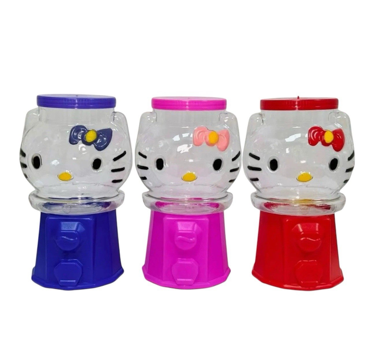 Hello Kitty Chiclera Plastic Dummy Gumball Machine Centerpiece Party Piñata 10Pk