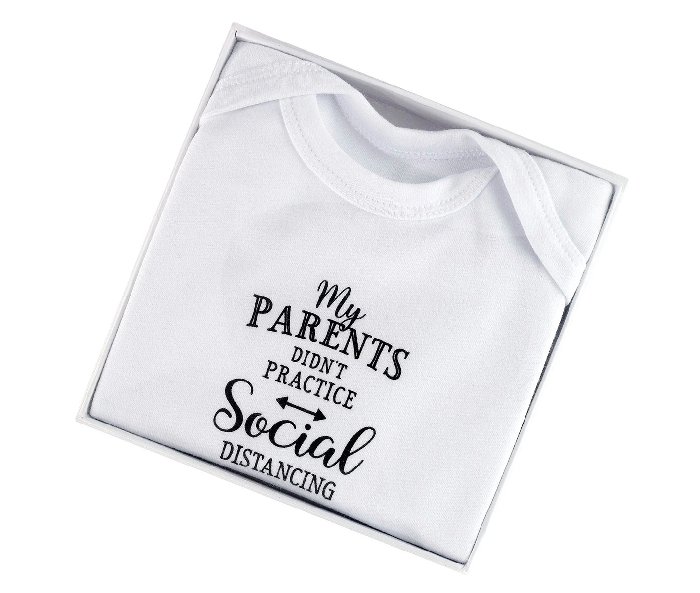 Baby Announcement Jumpsuit – My Parents Didn’t Social Distance