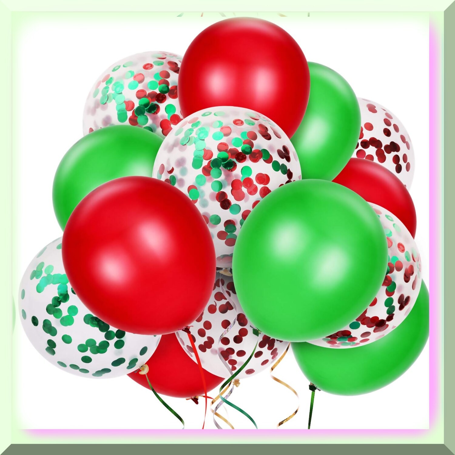 80-Piece Confetti Latex Balloons for Celebrations