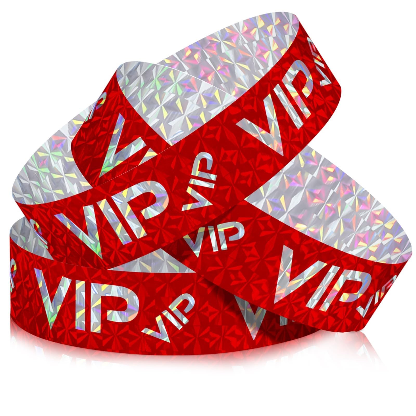 500 Pack Plastic Wristbands – Tearproof Waterproof Event Bracelets for Parties