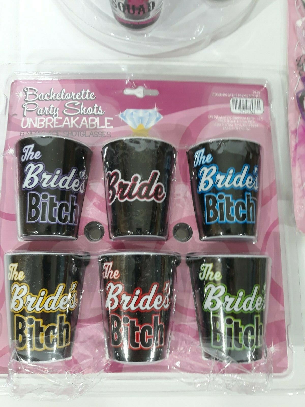 Lot Bridal Bride Bachelorette Party Pimp Cup & Shot Set Party Shots Tiara Masks