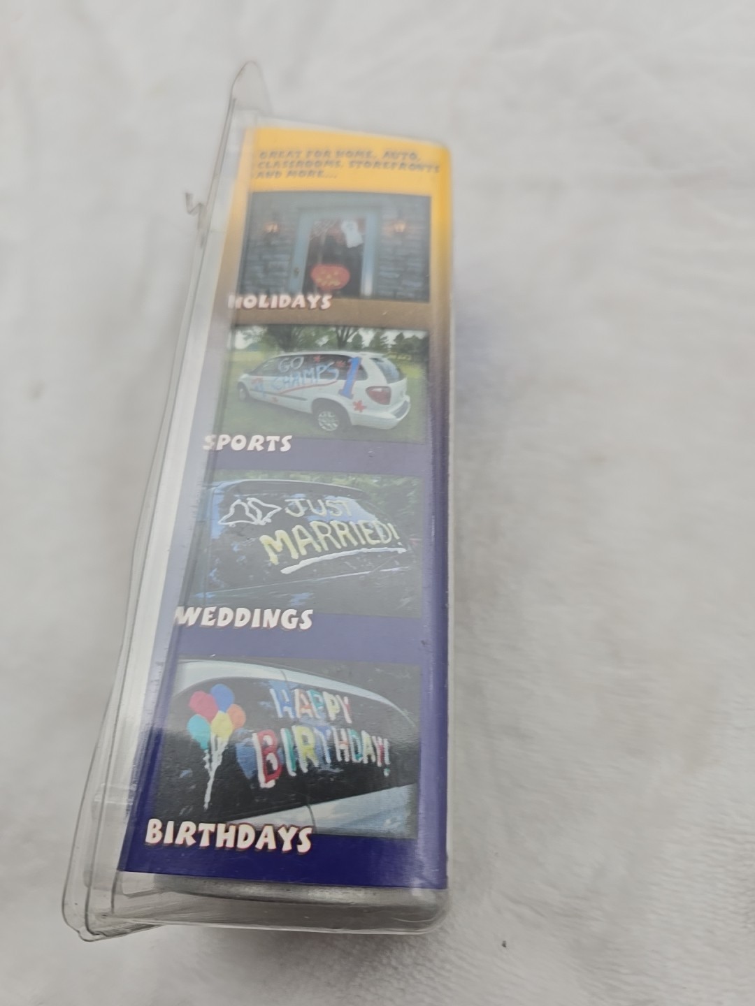 3D FOAM SPRAY BIRTHDAY SPRAY ON Blue PEEL OFF EVENT FOAM SPRAY 5.5 OZ USA MADE
