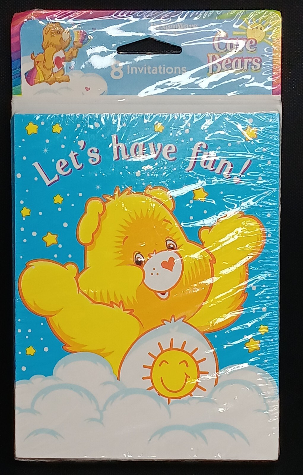VTG Care Bears Party Invitations Pk Of 8 DesignWare American Greetings 2002 NOS