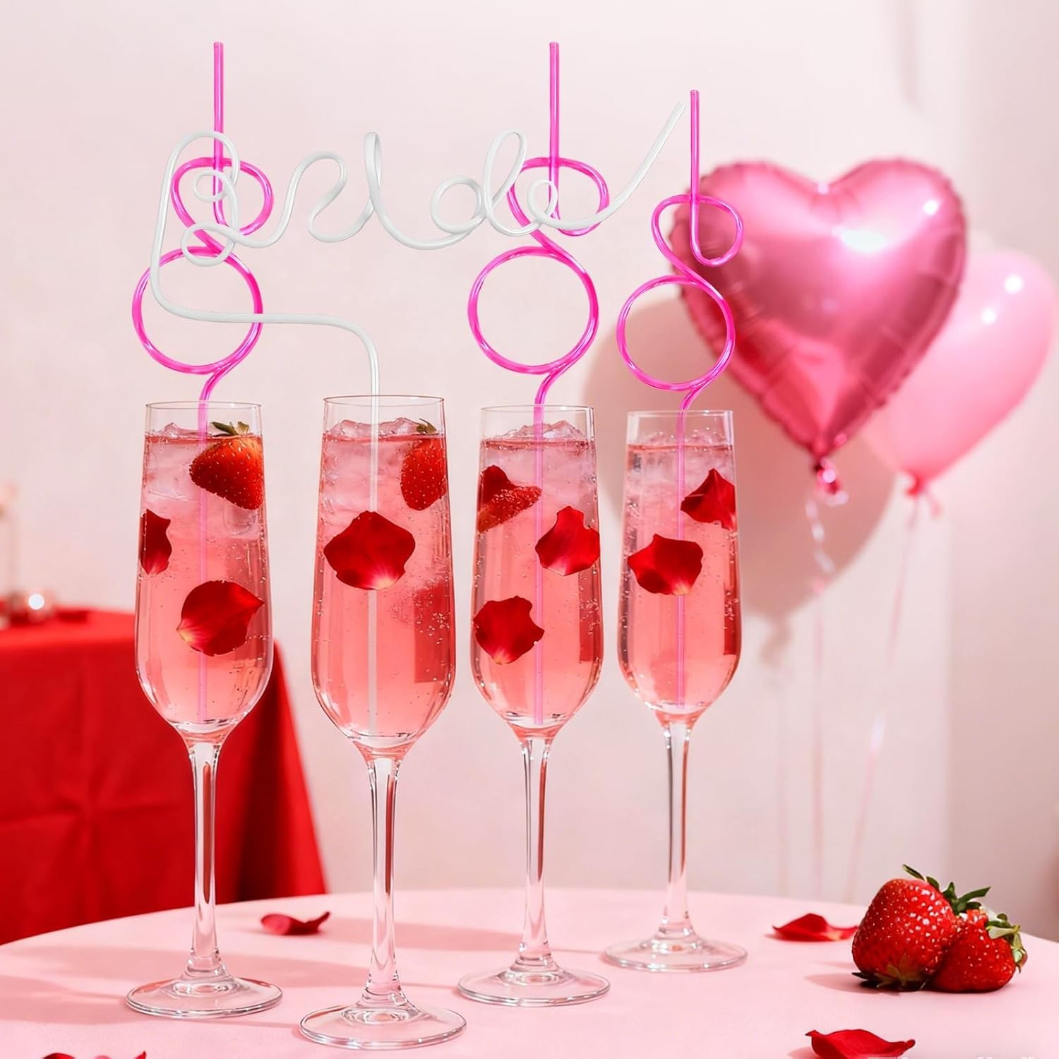 12PCS Bachelorette Drinking Straws for Wedding,Bridal Shower Party Favors | 1…