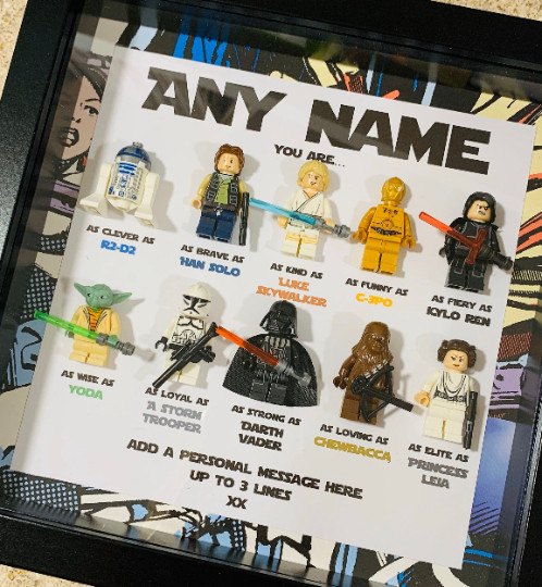 Star Wars Frame | Personalised Star Wars Gift | Personalised Gifts for Him