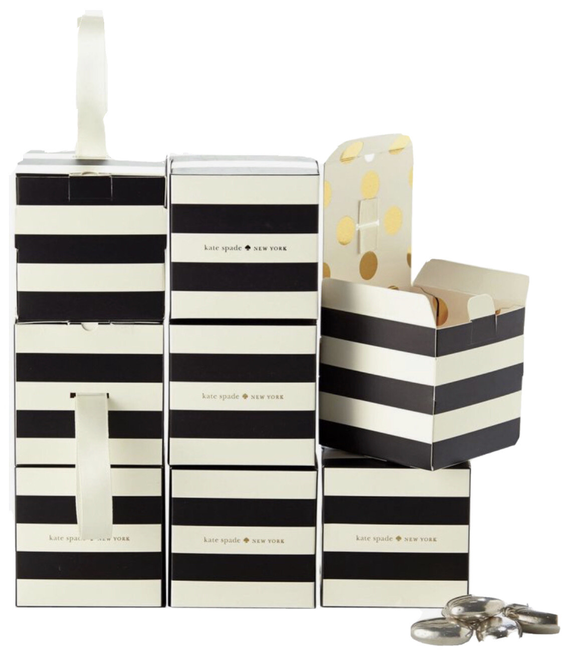 Kate Spade “Treats And Trinkets Favor Boxes” Set Of 8