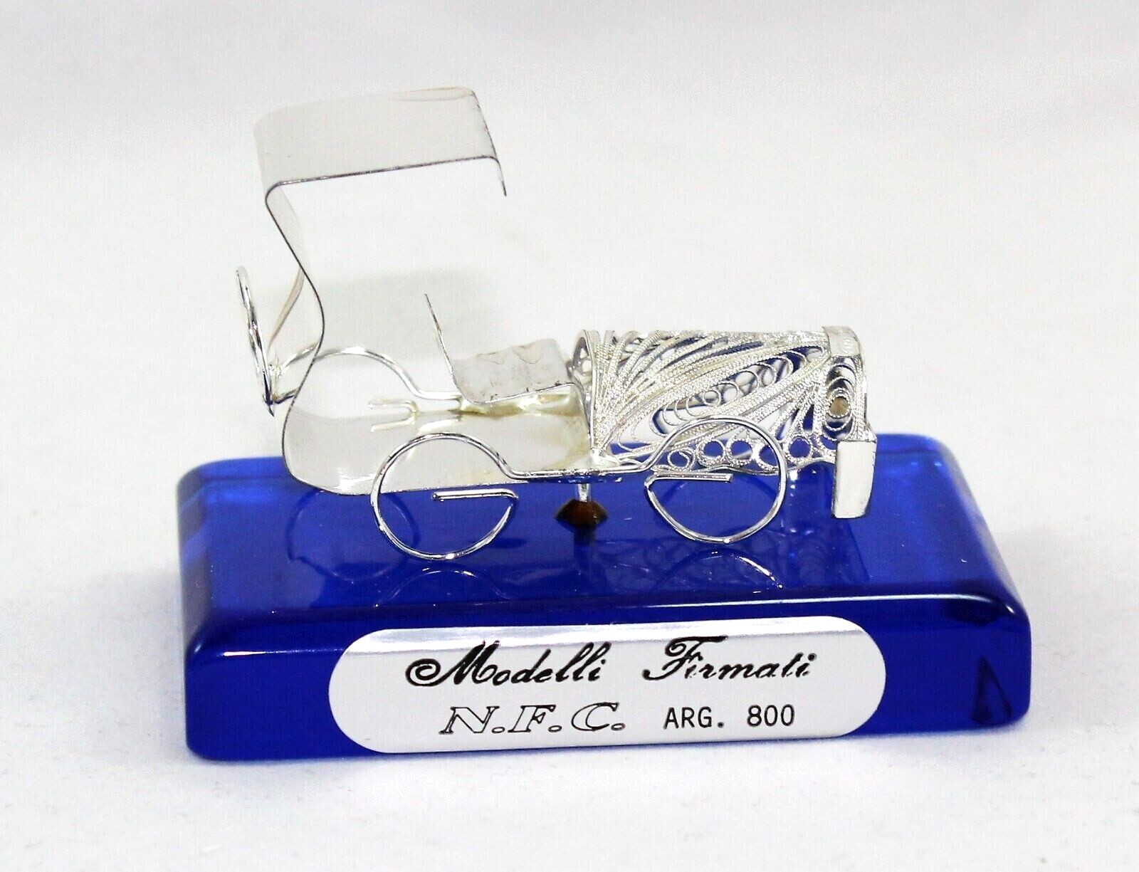 15 Party Favors 18th Anniversary Antique Car In Silver Florentine Artisans