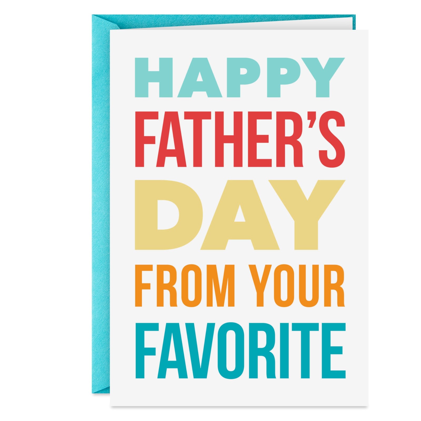 Hallmark Shoebox Funny 5×7.2 inches, Happy Father’s Day From Your Favorite