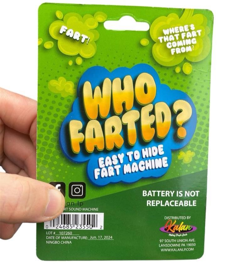 Who Farted? 💨 Hidden Prank Fart Machine Sound Noisemaker – Drive ‘Em Bonkers 💨