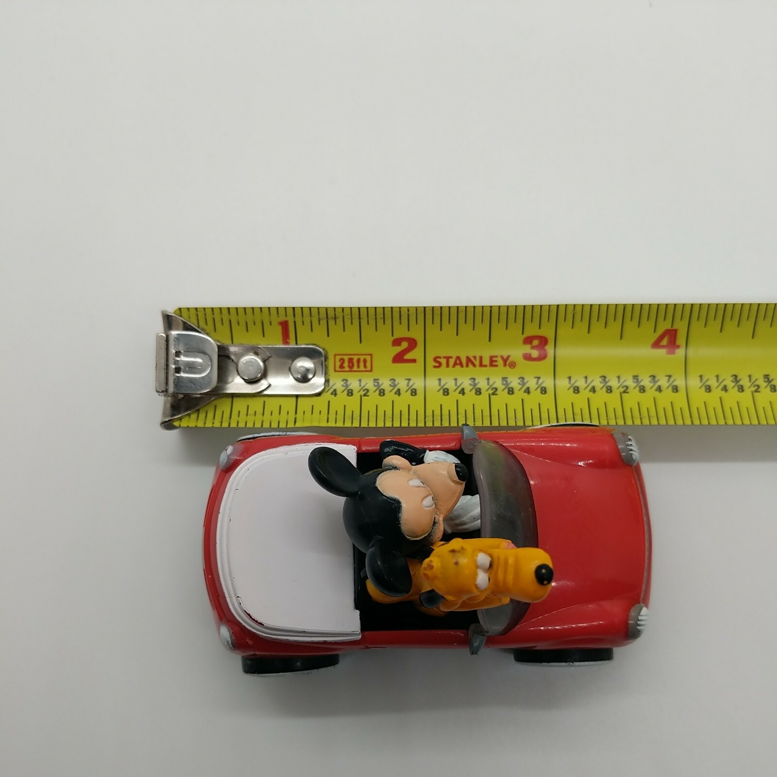 DecoPac Mickey Mouse and Pluto in Rolling Red Car Cake Topper Disney