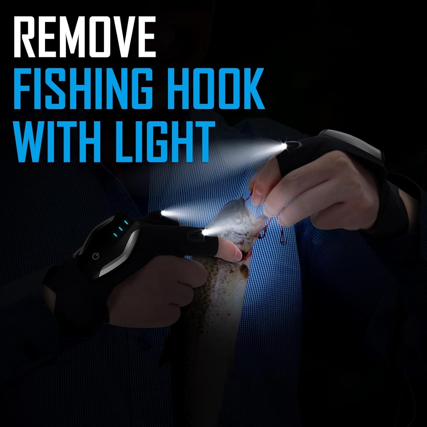 Valentines Day Gifts for Him, Flashlight Gloves Mens Valentines Day Gifts, Co…