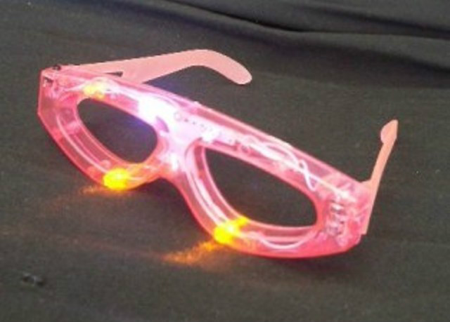 24 pcs Blinking Eyeglasses Multicolor LED Light Up Flashing Kids Gift Bag Filler