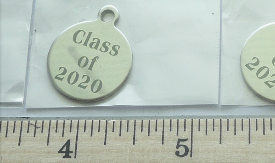 CLASS OF 2020 GRADUATION YEAR DROP SIGNET TASSEL NUMBER CHARMS, 11 STYLES