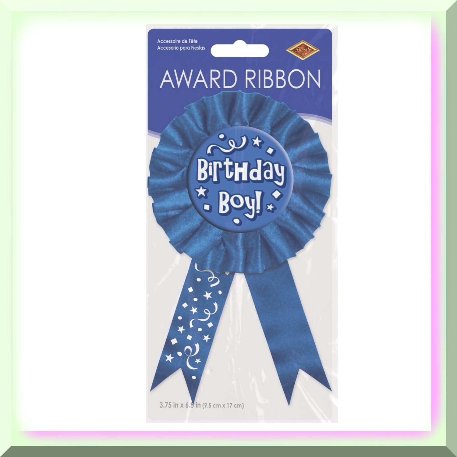 Blue Fabric Ribbon for Birthday Party Decorations