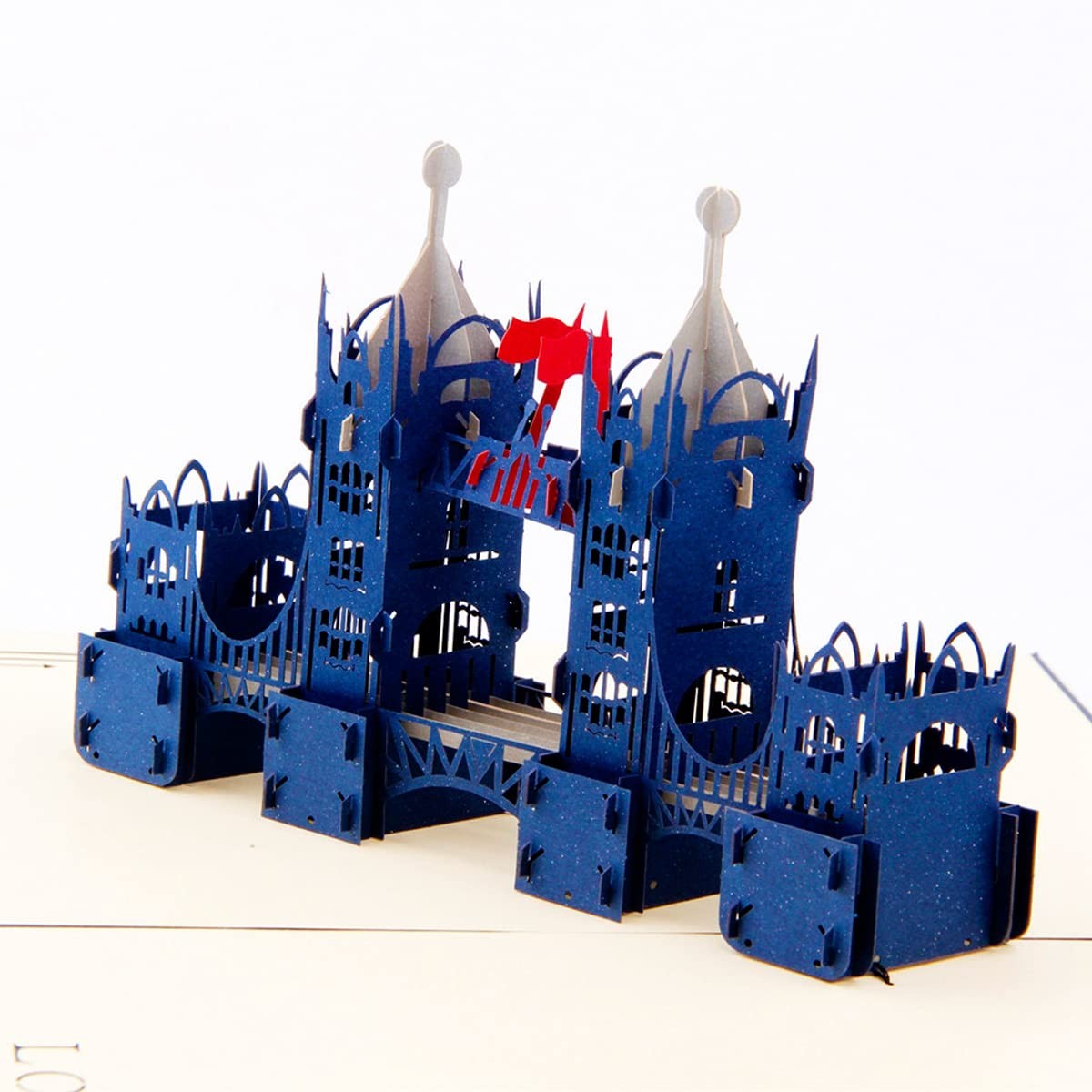ENJOYPRO London Tower Bridge Pop Up Card, Birthday Pack of 1, 3D