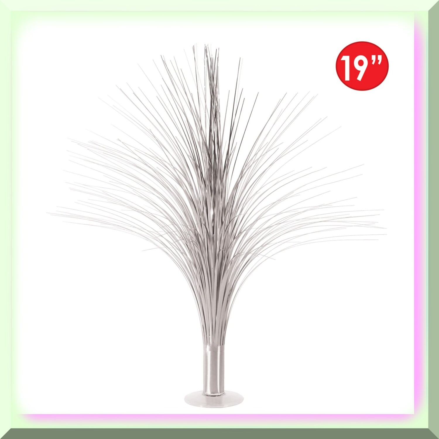 Silver Metallic Spray Centerpieces for Celebrations