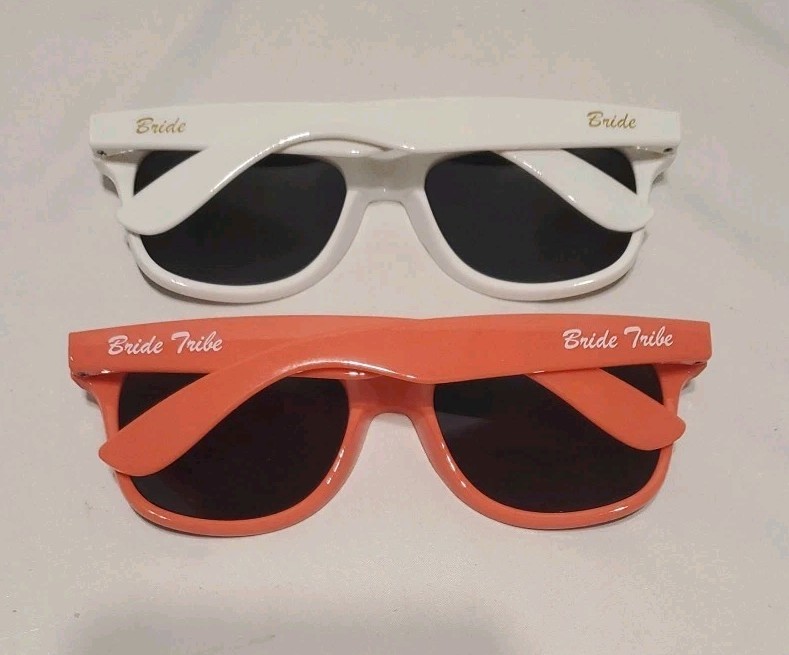 Bride Tribe Bachelorette Party Bridal Shower Novelty Sunglasses Veil Sash Tats