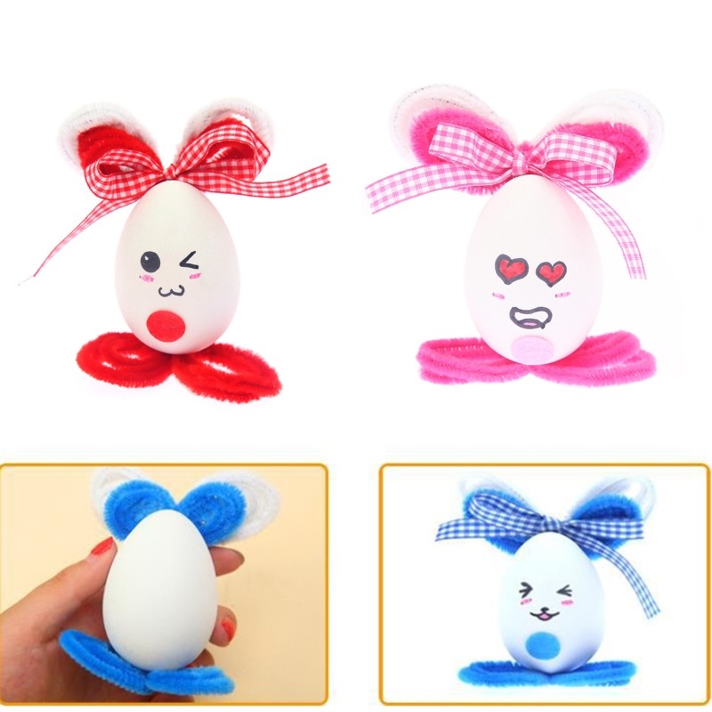 Durable Plastic Simulation Easter Eggs Gifts for Kids Friends Indoor Ornament