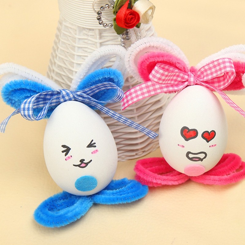Durable Plastic Simulation Easter Eggs Gifts for Kids Friends Indoor Ornament