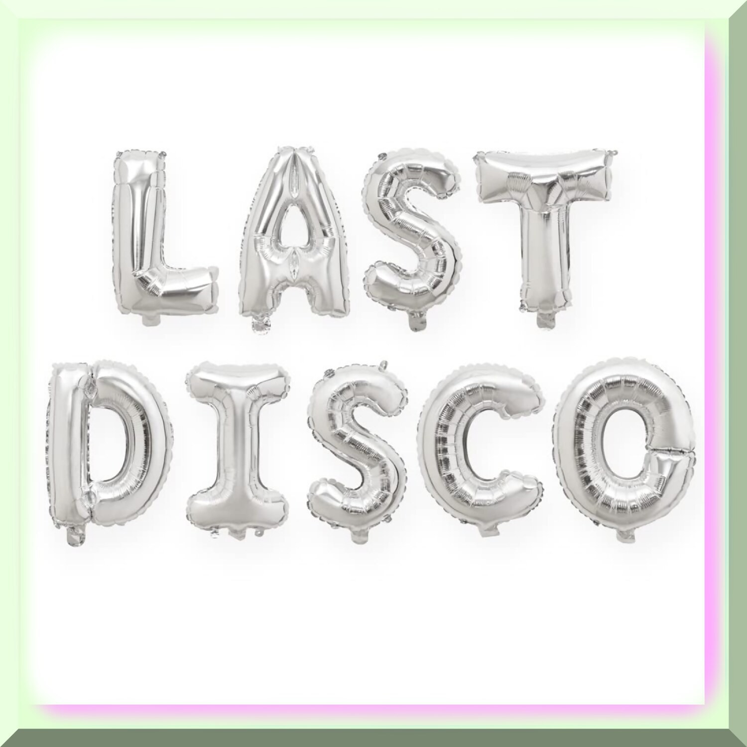 Silver Disco Balloons for Bachelorette Party
