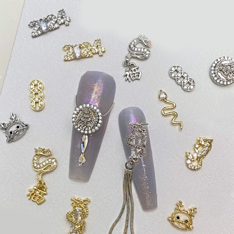Suitable for Various Occasions 2024 Chinese Metal Drill Pendant