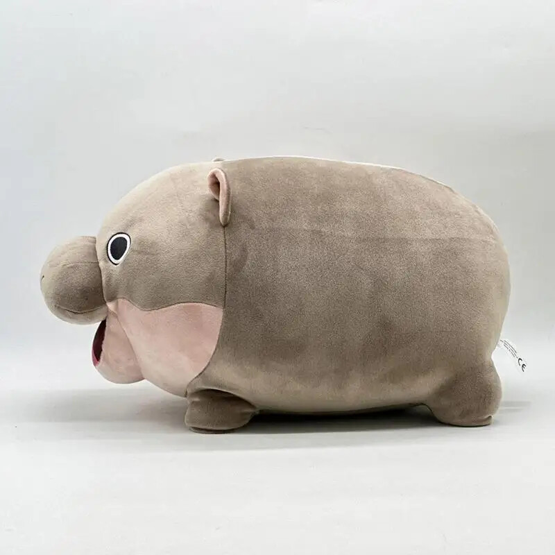Cute Hippo Plush Toys Cartoon Animal Stuffed Doll Throw Pillows for Kids Gifts
