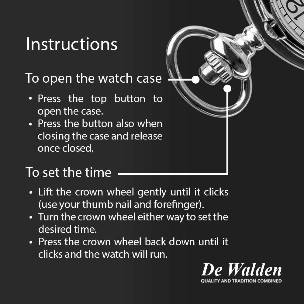 Mens 40th Birthday Engraved Pocket Watch Son Brother Uncle Dad 40 Years Gifts