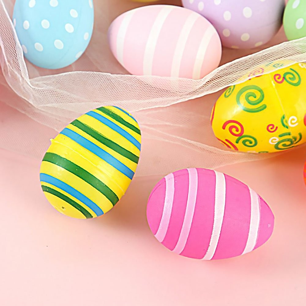 Foam Happy Easter Party Egg Bunny Bird Hanging Eggs Ornament Party DIY JQ